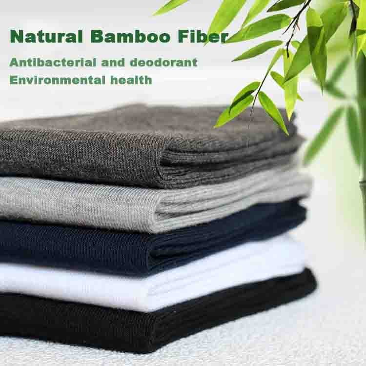 Premium Eco-Friendly Solid Bamboo Men's Socks factory